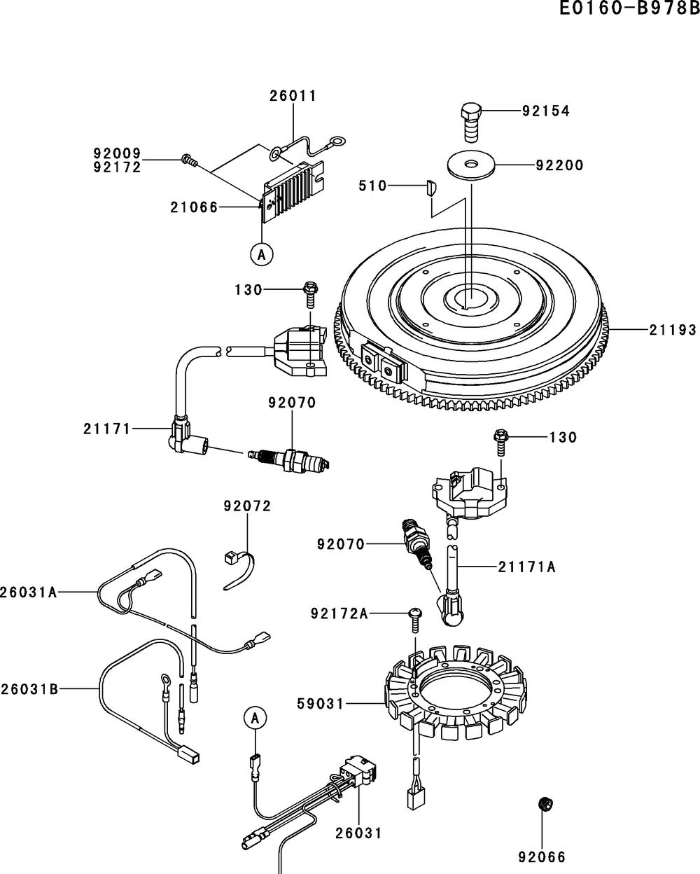 Fxt00v-Ds19 Electric Equipment Diagram and Parts List for FXT00V-DS19  Cub Cadet Lawn Tractor